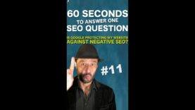 Ìs Google protecting my website against Negative SEO? – SEO Conspiracy QA #Shorts