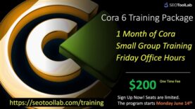 Cora 6 Training Program: Small Group Training & Coaching