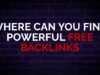 Where Can You Find Powerful Free Backlinks? #shorts