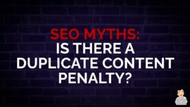 Is there a Duplicate Content Penalty? [SEO Myths] #shorts