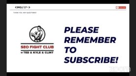 SEO Fight Club – Episode 113 – SEO Checklists