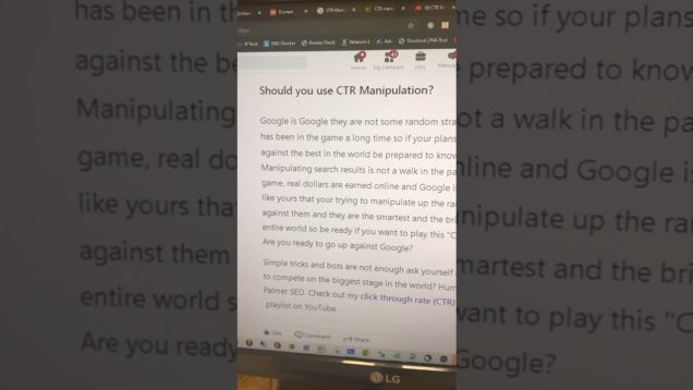 Should You Use CTR Manipulation?